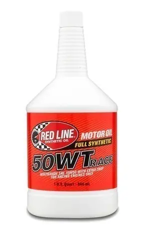 Red Line 15W-50 Full-Synthetic Racing Motor Oil – 50 Weight High-Performance Formula 1