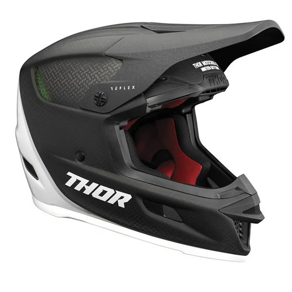 Thor Mx Reflex Polar Carbon Helmet Wht S22 1