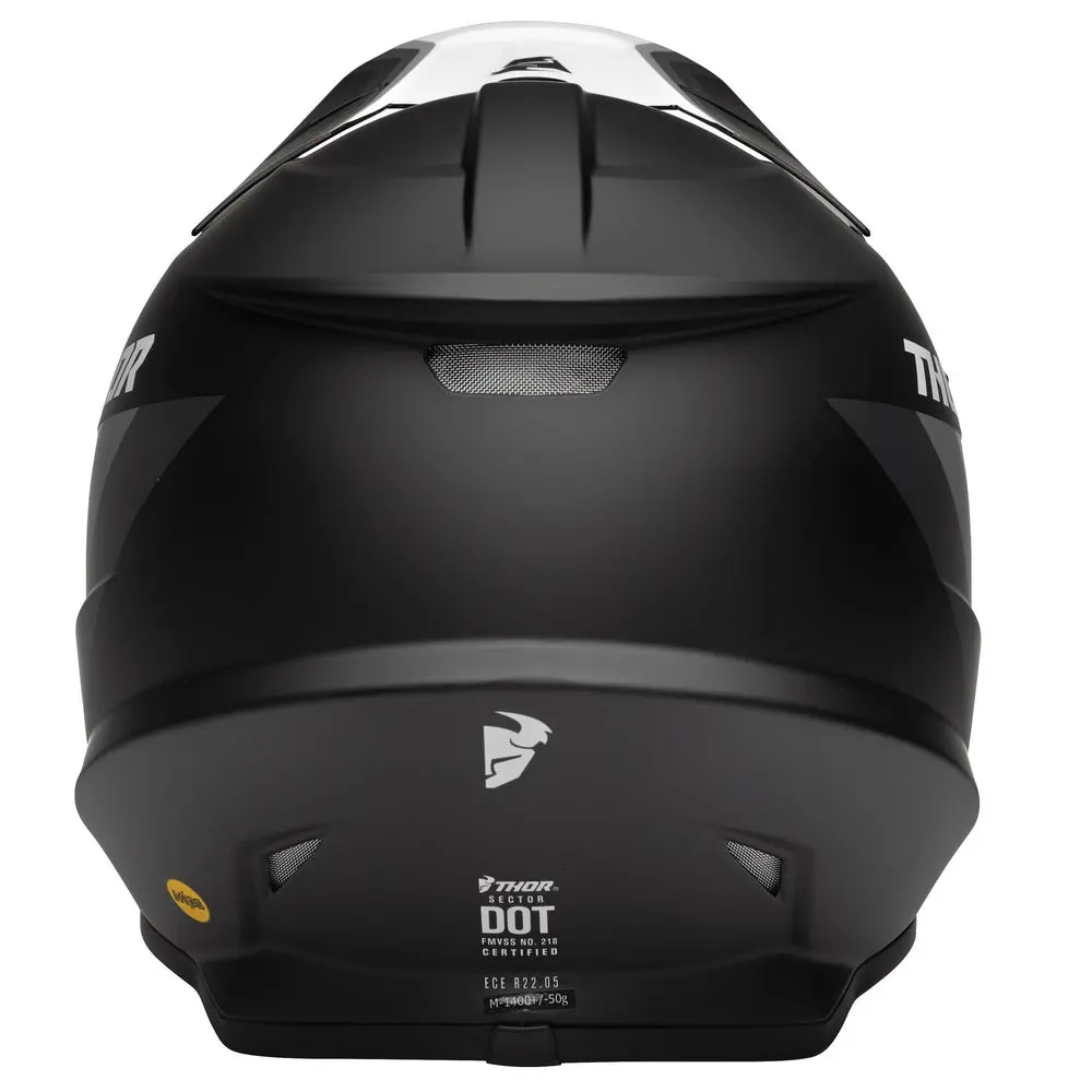 Thor Mx Sector Runner Mips Helmet Black White 3