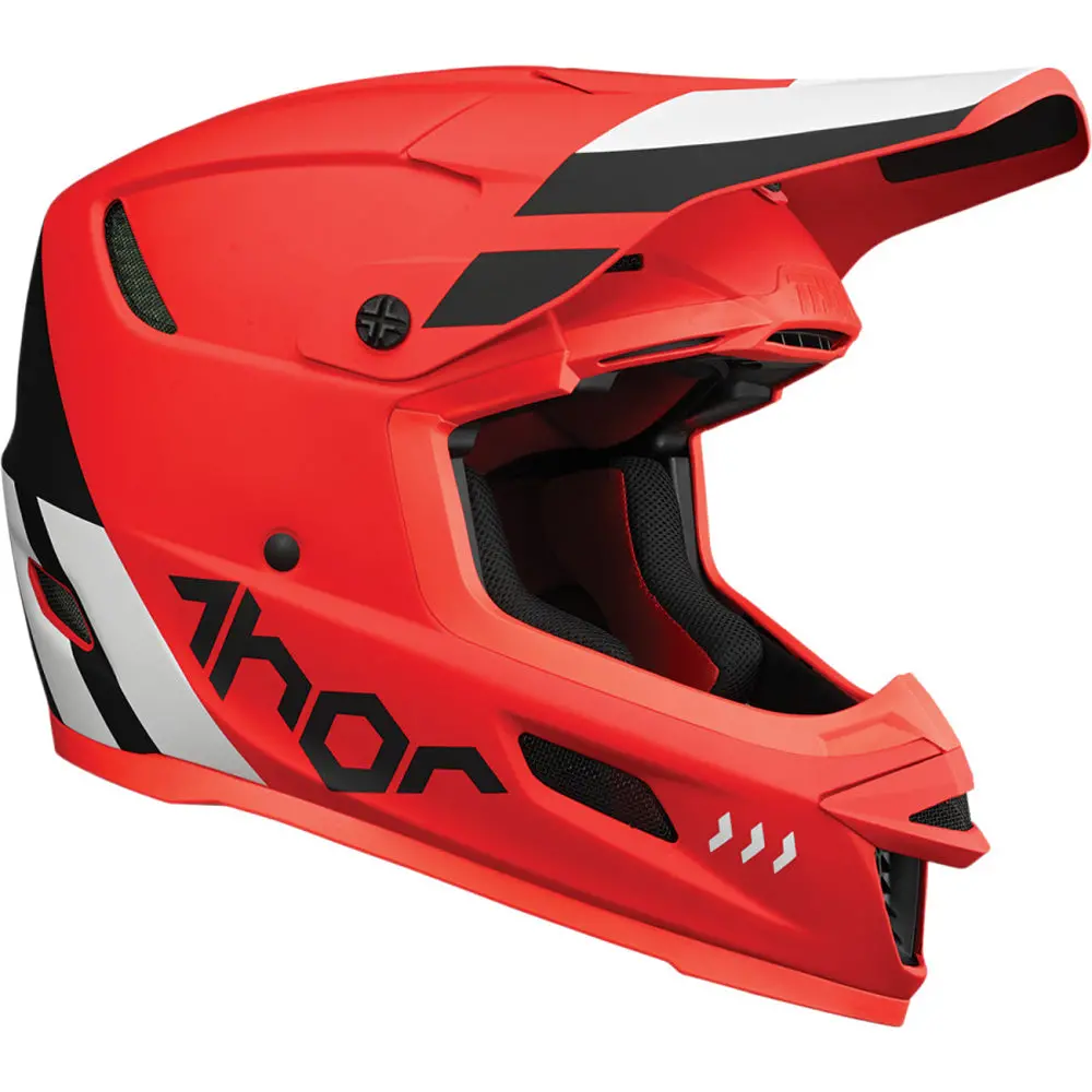 Thor Reflex Cube Helmet Rd/Bk 1