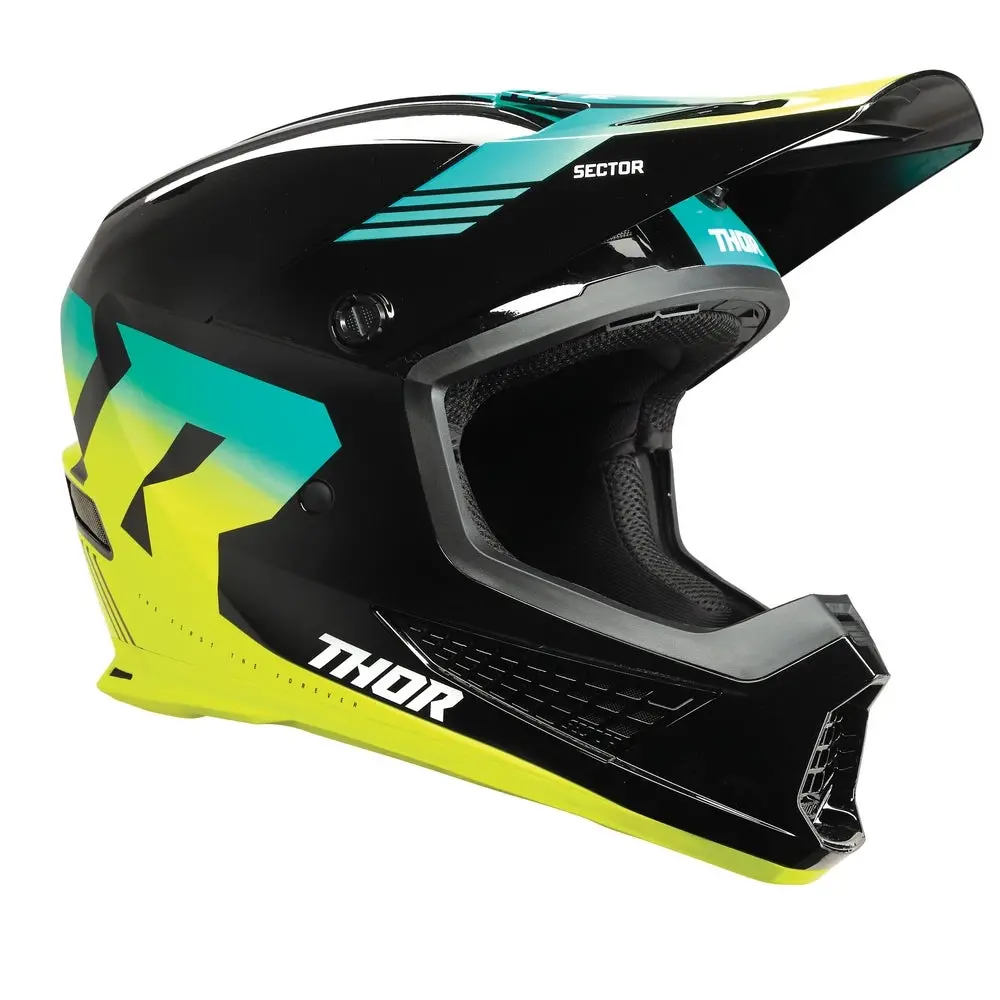 Thor Sector 2 Carv Helmet Bk/Ac 1