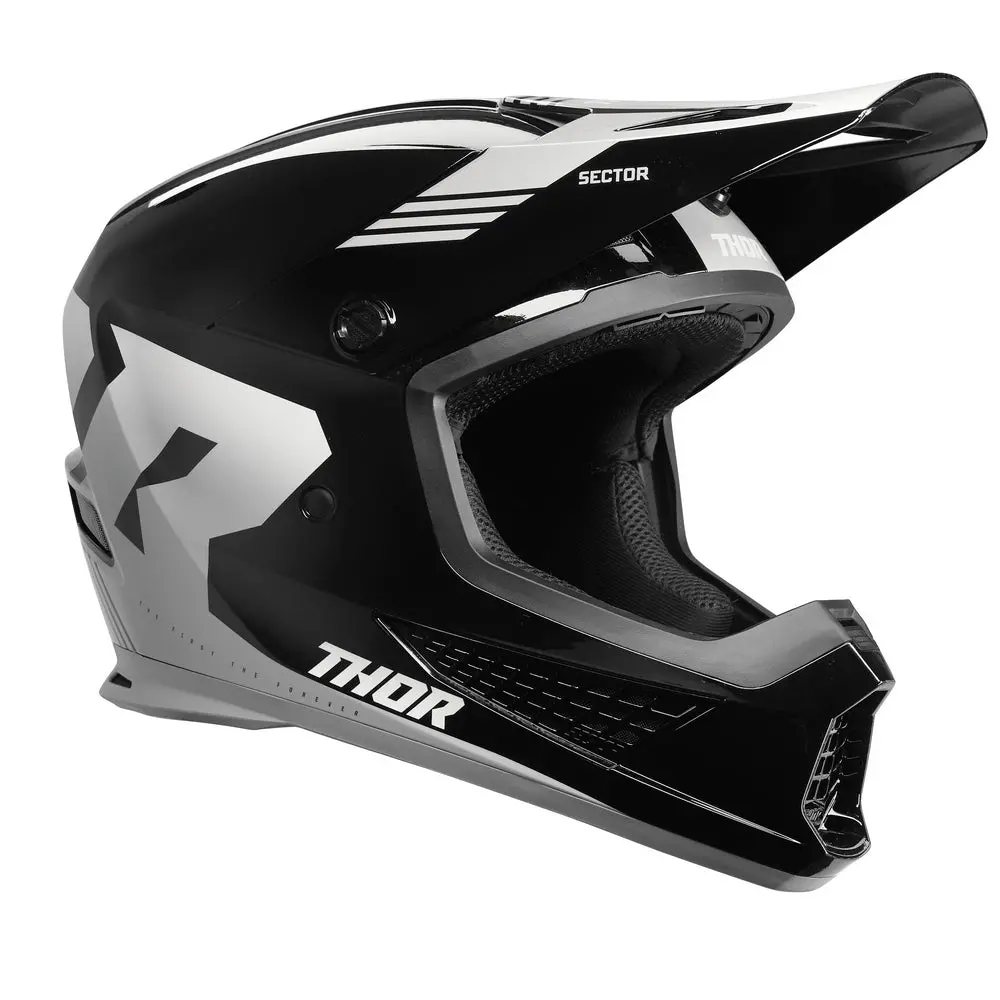 Thor Sector 2 Carv Helmet Bk/Wh 6
