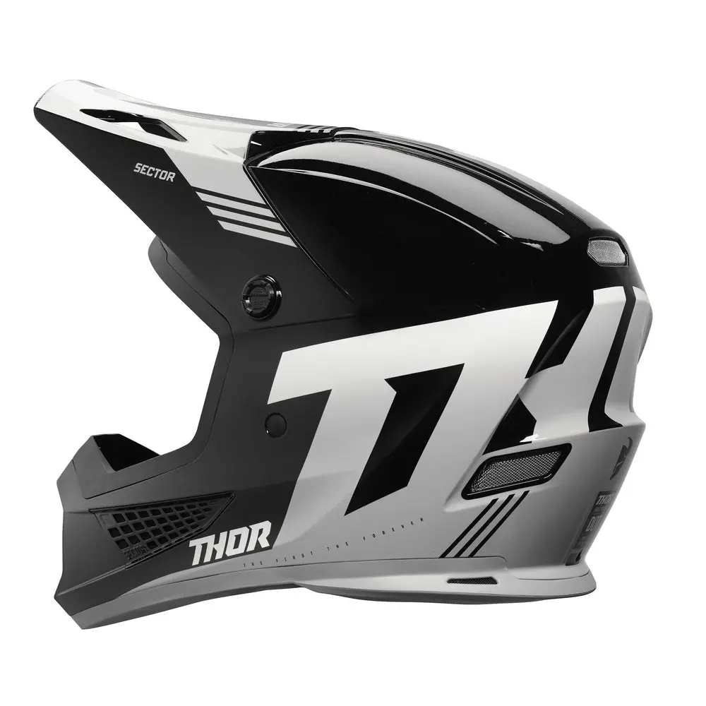 Thor Sector 2 Carv Helmet Bk/Wh 8