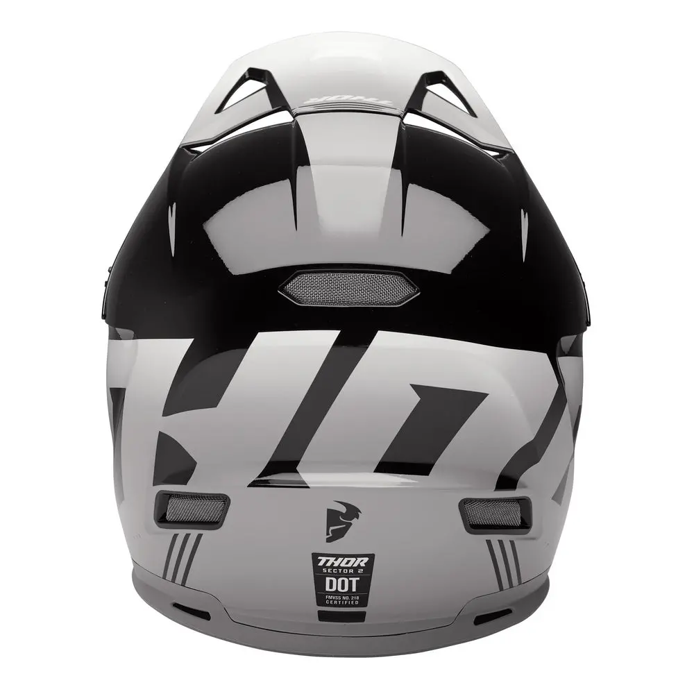 Thor Sector 2 Carv Helmet Bk/Wh 3