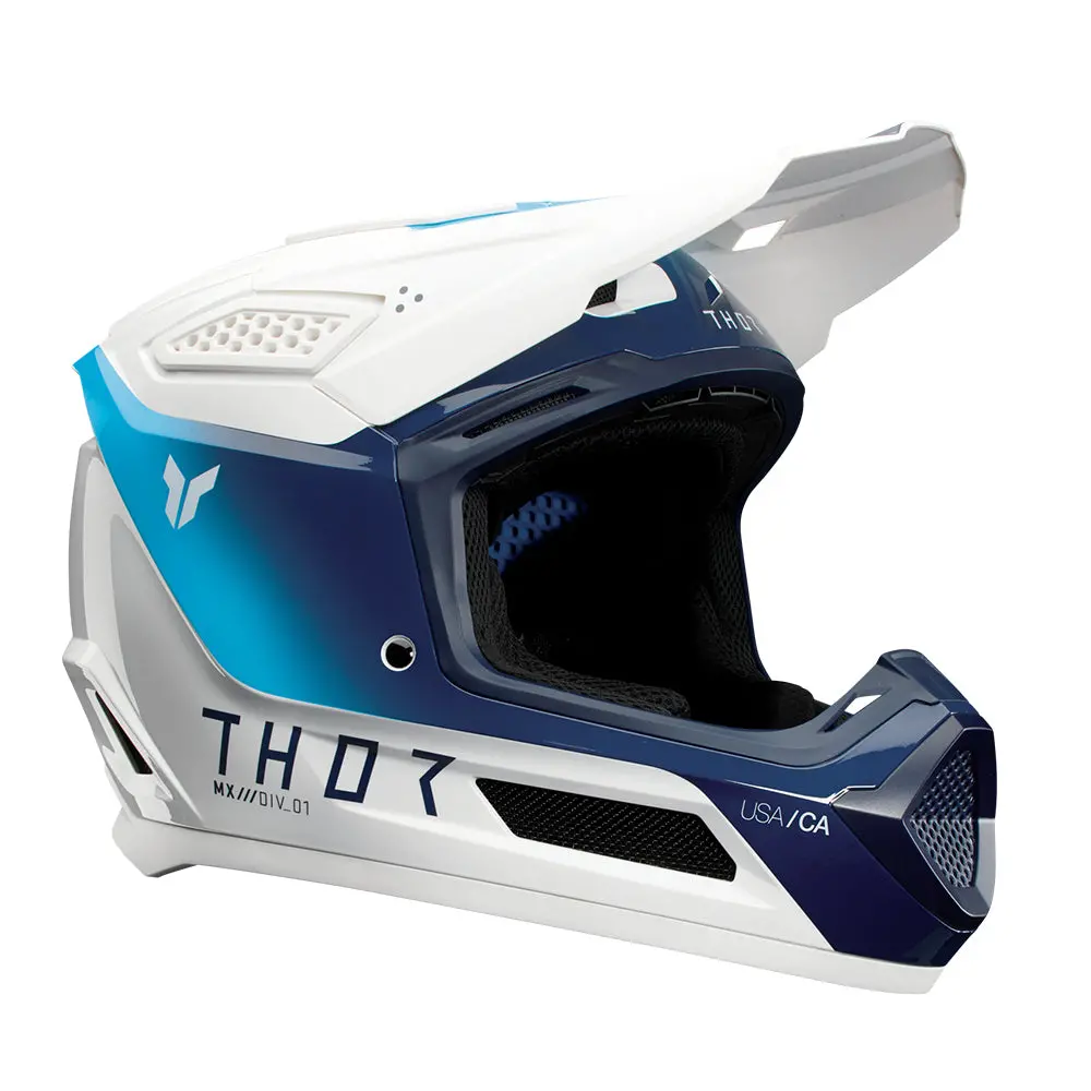 Thor Helmet Fleet Storm White/Navy 1