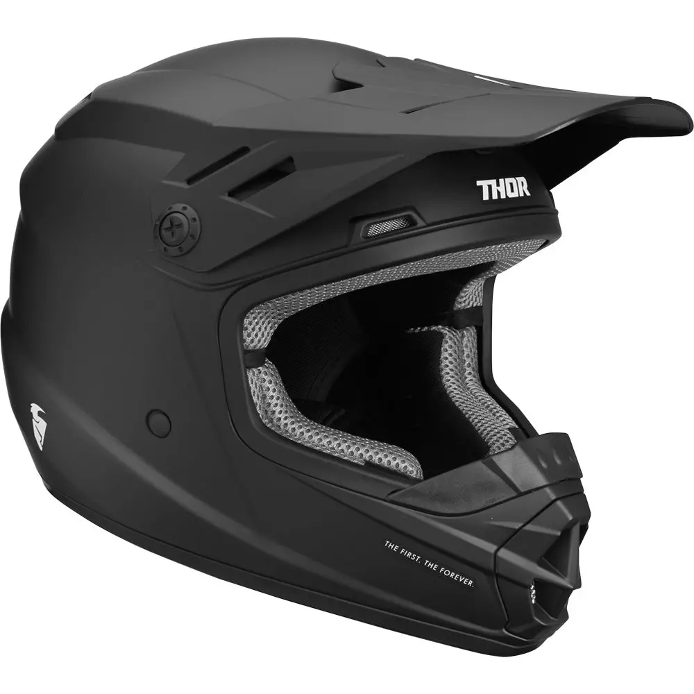 Thor Mx Sector Youth Helmet Black S22y 1