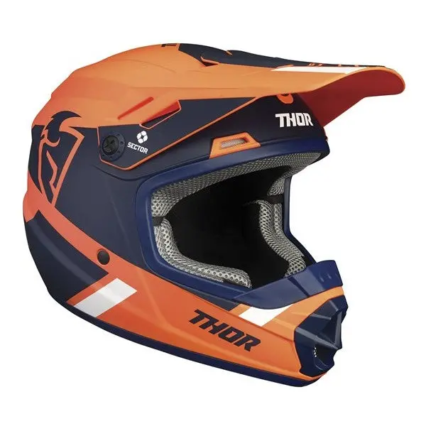 Thor Mx Sector Split Youth Helmet Orgnav S22y 1
