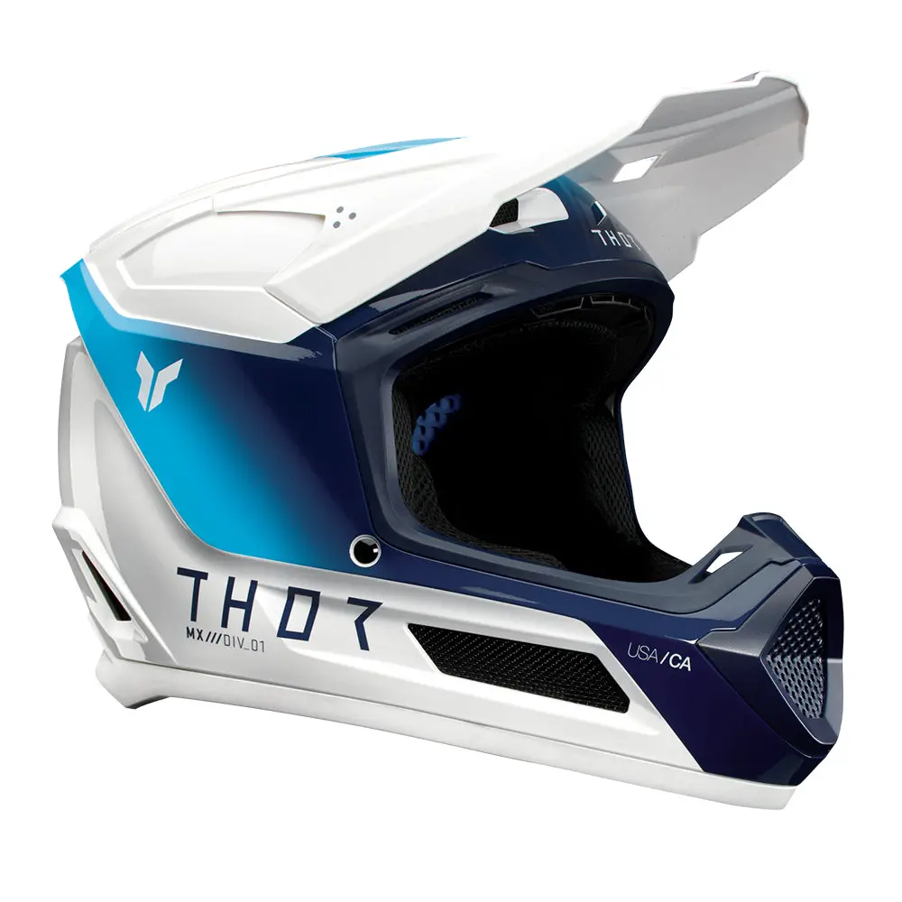 Thor Helmet Fleet Storm White/Navy Youth 1