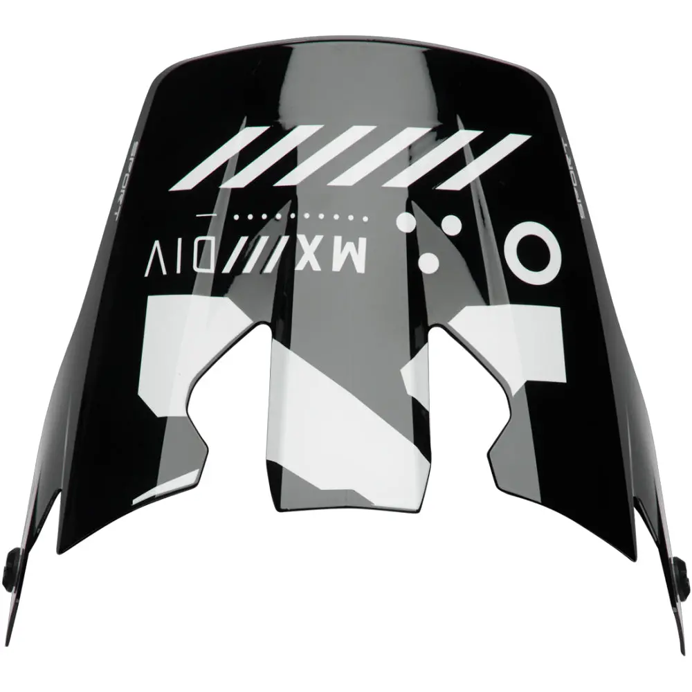 Helmet Visor Kit S25 Thor Mx Reflex Sport Composite Strike Black/Red 1