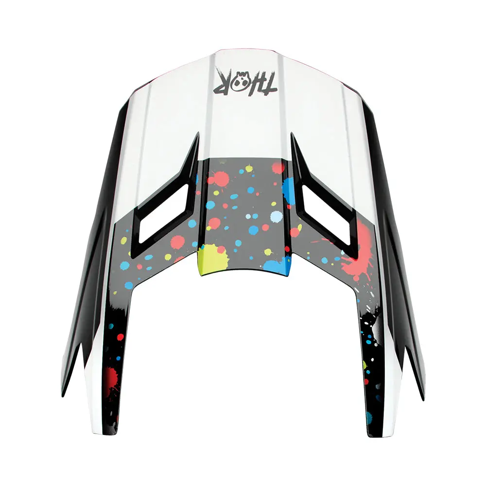 Helmet Visor Kit S25 Thor Mx Fleet Splat Black Youth 1