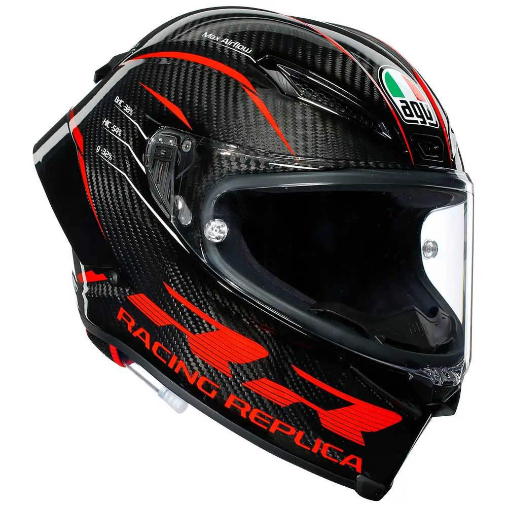 Agv Pista Gp Rr Performance [Carbon/Red] 56 S 1