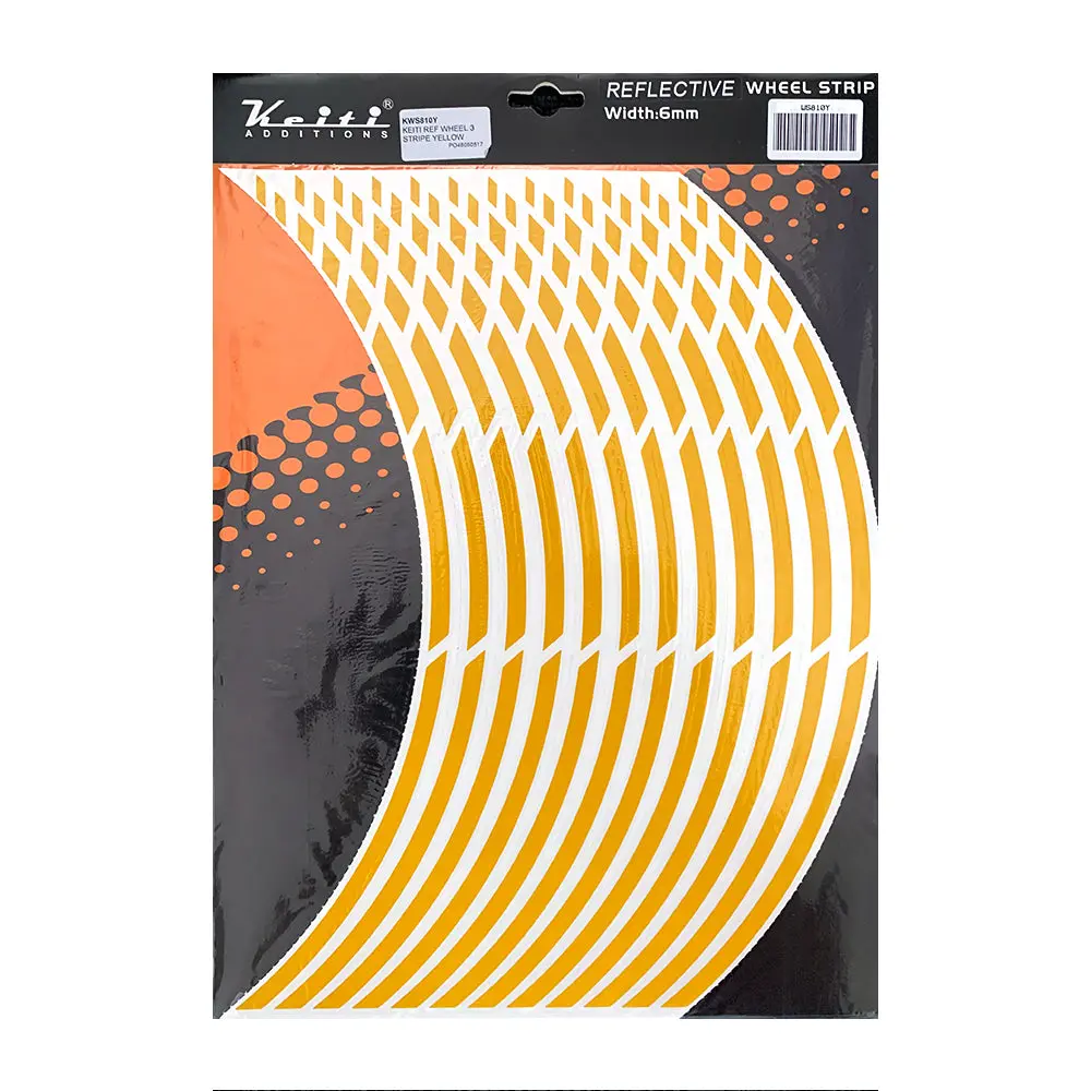Keiti Reflective Wheel 3 Stripe [Yellow] 1