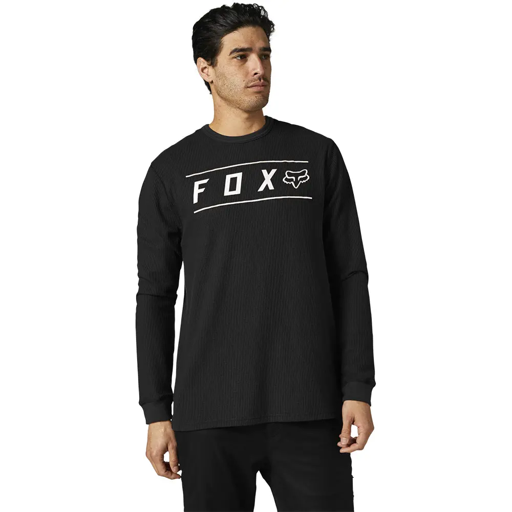 Fox Pinnacle Ls Thermal Shirt [Black/White] 1
