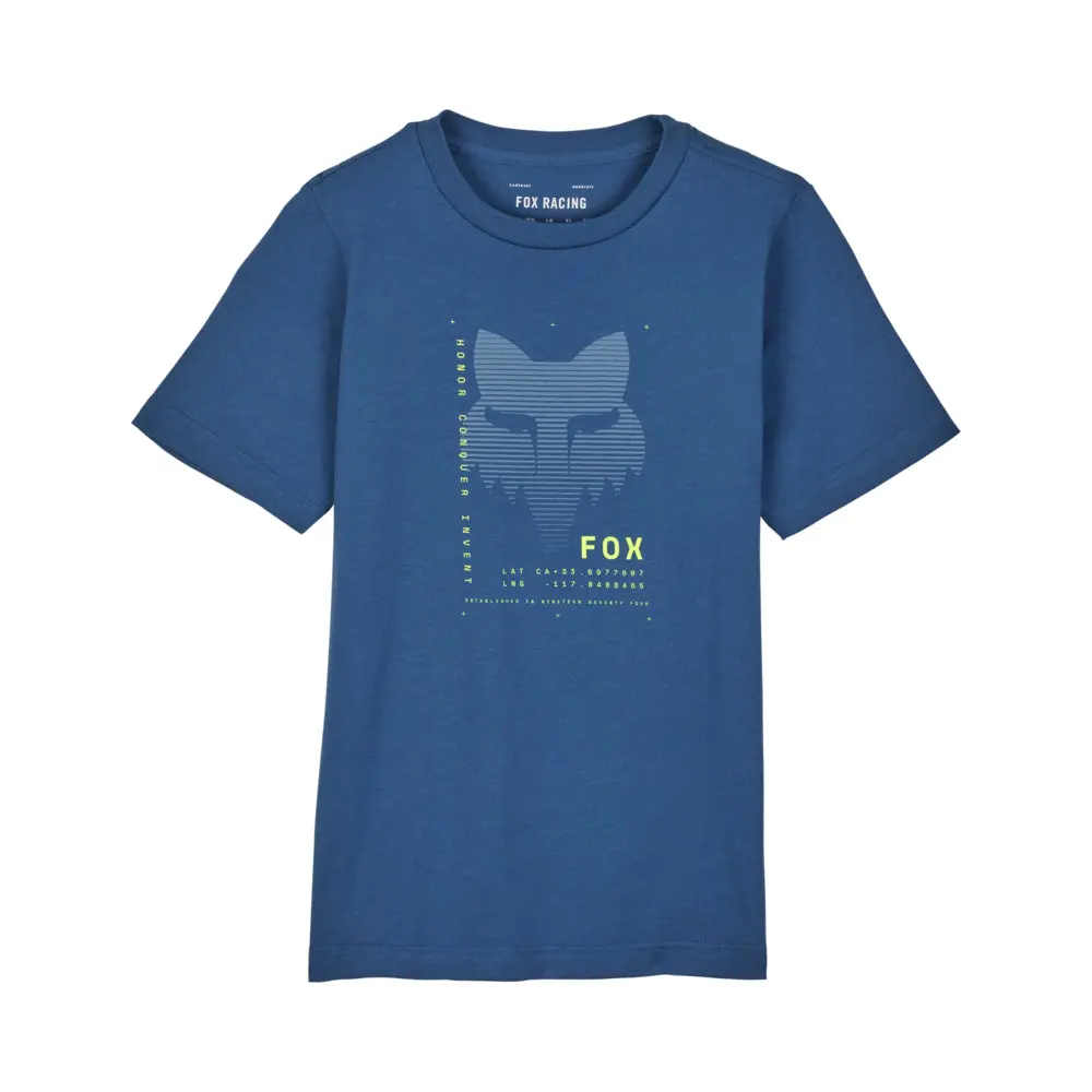 Fox Youth Dispute Premium Ss Tee [Indigo] 1