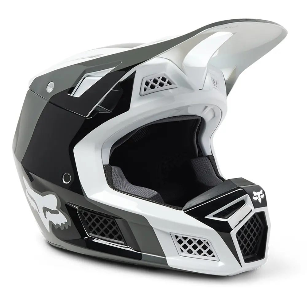 Fox V3 Rs Efekt Helmet Mips Ece [Black/White] Xl 1