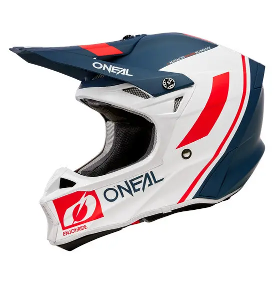 O'neal 10Srs Flow Helmet - Blue/White/Red 1