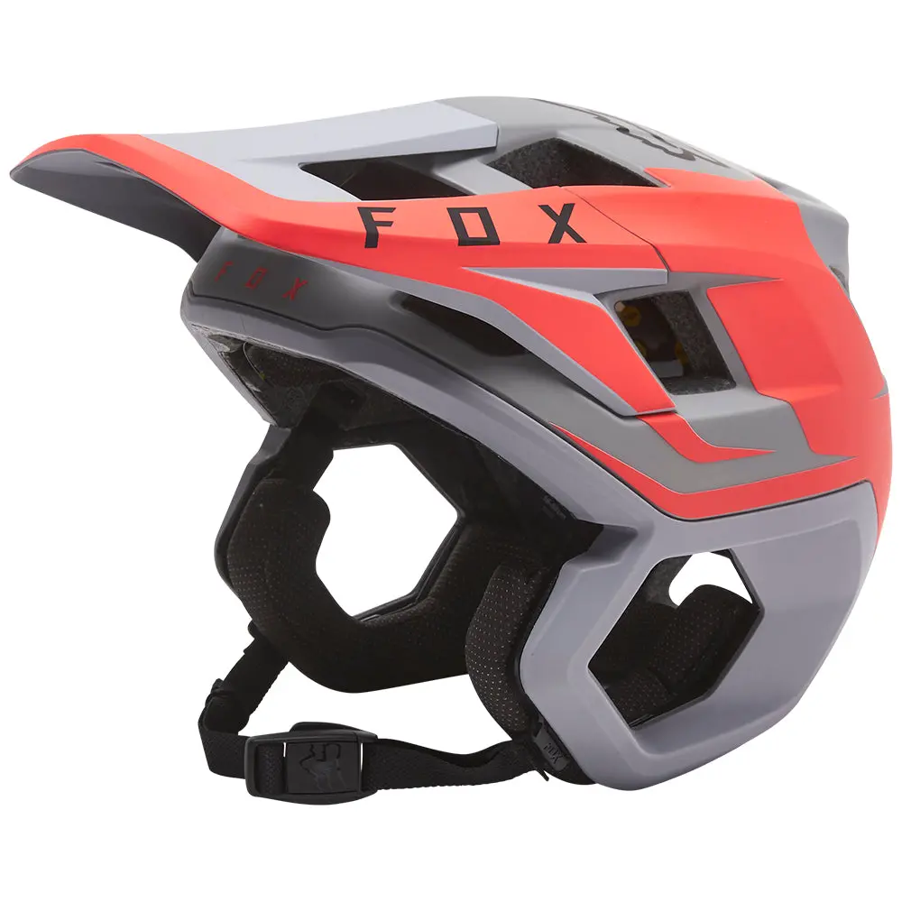 Fox Dropframe Pro Helmet Sideswipe Ce [Light Grey] S 1