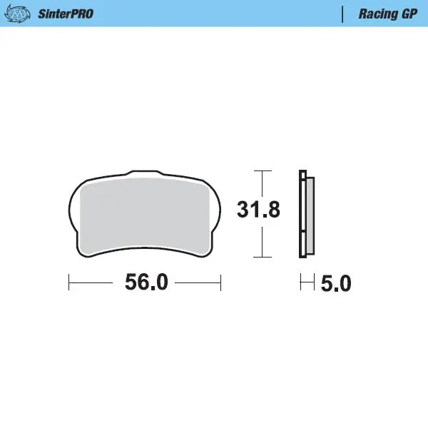Brake Pads Front Moto Master Racing Gp 1