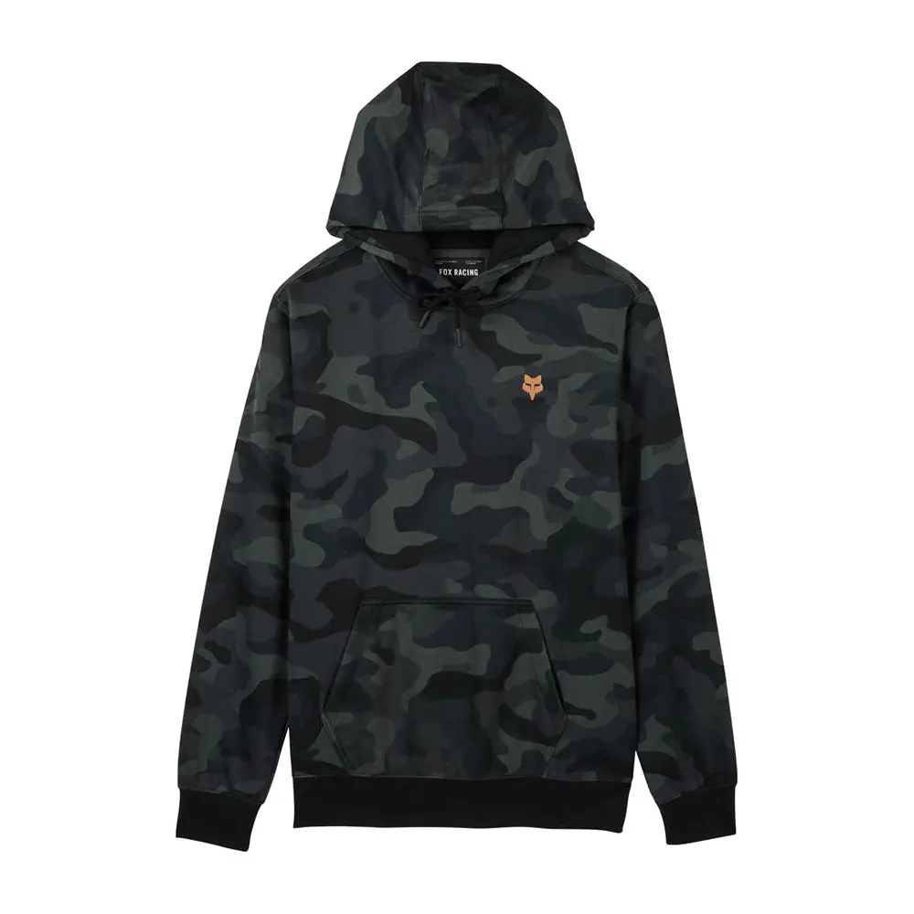Fox Head Camo Fleece Pullover Hoody [Black Camo] 1