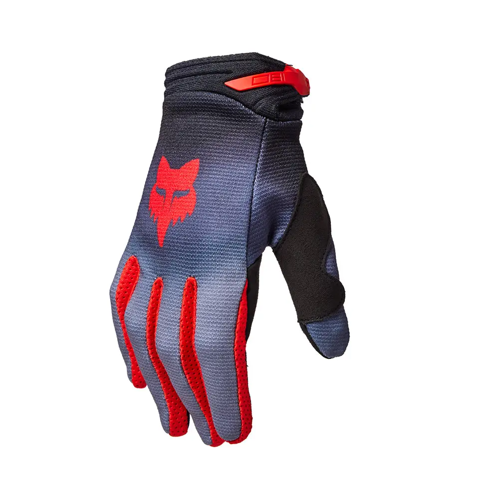 Fox Youth 180 Interfere Gloves [Grey/Red] 1