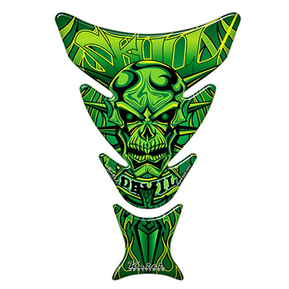 Keiti Tank Pad Skull Devil Kt8020g [Green] 1