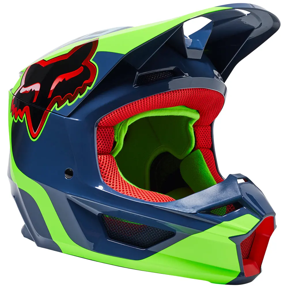 Fox Youth V1 Venz Helmet Ece [Dark Indigo] Ys 1