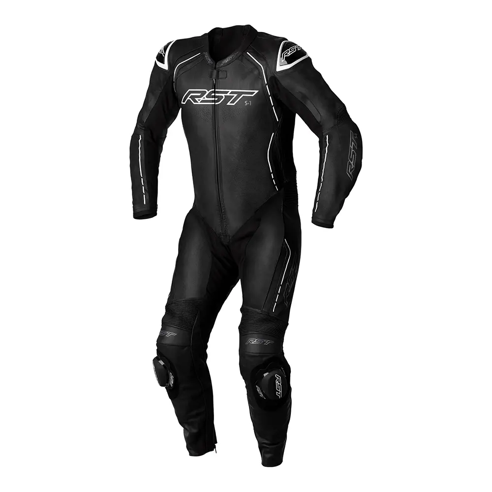 Rst S1 Leather Suit [Black/Black/White] 1
