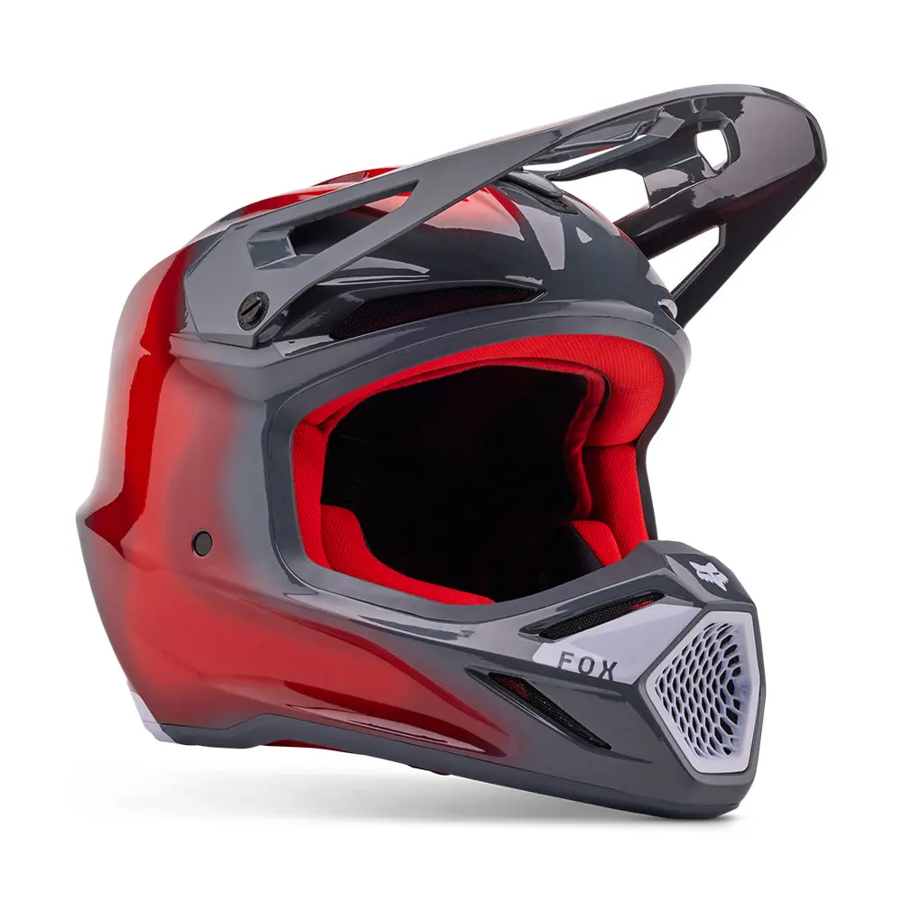 Fox V3 Volatile Helmet Mips Ce [Grey/Red] 1
