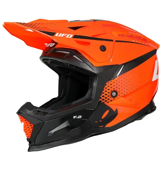 Ufo Echus Helmet - Orange / Black 1