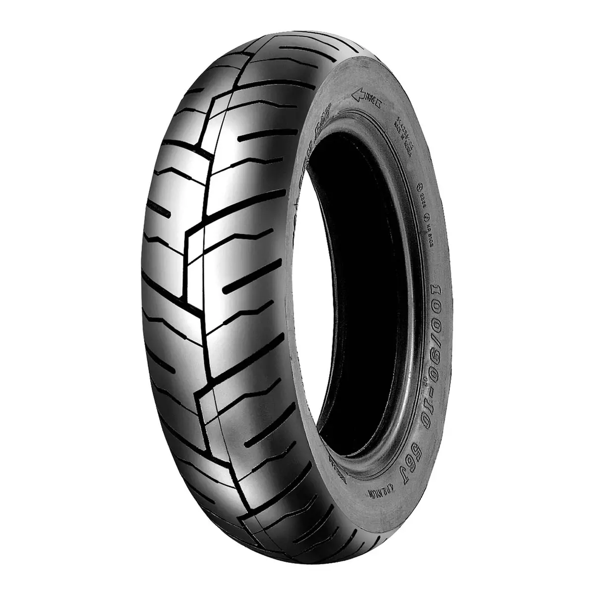 Shinko Sr425 100/80-10 Front / Rear Tubeless Scooter Tyre 1