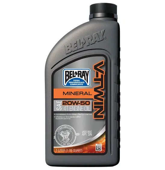 Bel-Ray V-Twin Mineral Engine Oil 1