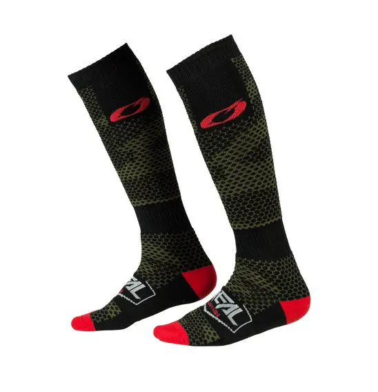 O'neal Pro Mx Covert Sock - Black/Green 1