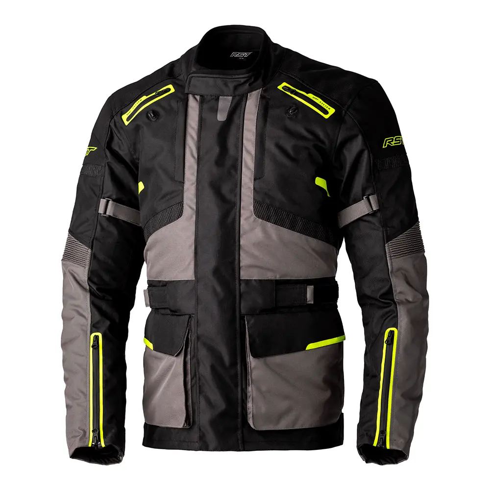 Rst Endurance Ce Textile Jacket [Black/Grey/Flo Yellow] 1