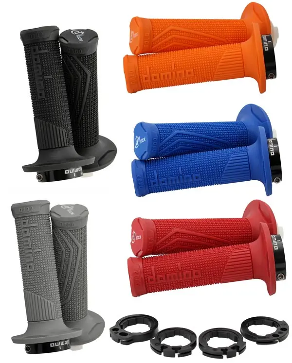 Domino Off-Road Grips - D-Lock D100 Twin Pulley (4-Stroke) 1