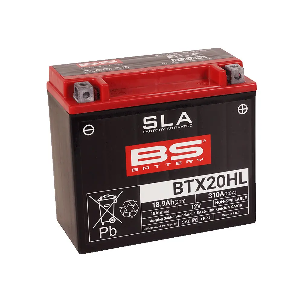 Bs Battery Btx20hl Sla (Ytx20l-Bs) 1