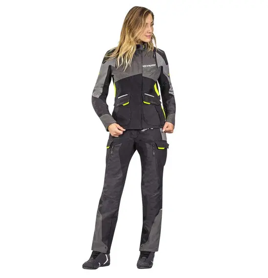 Ixon Balder Lady Pant Blk/Gry/Yel - Adv Touring 1
