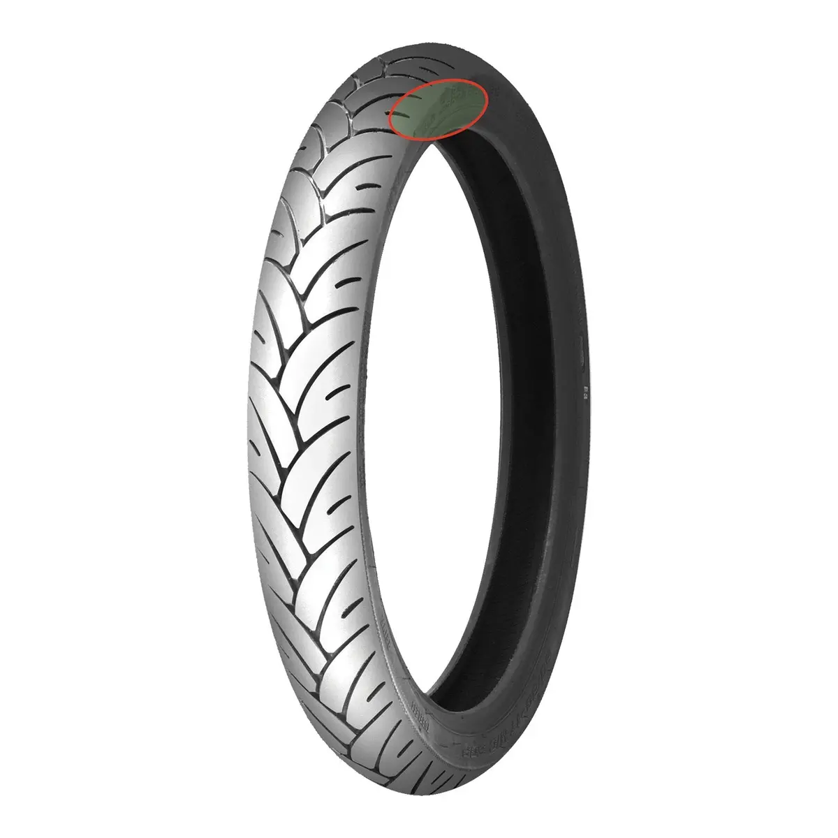 Shinko 100/80-17 Sr877 Tubeless Rear Road Tyre (52S) 1