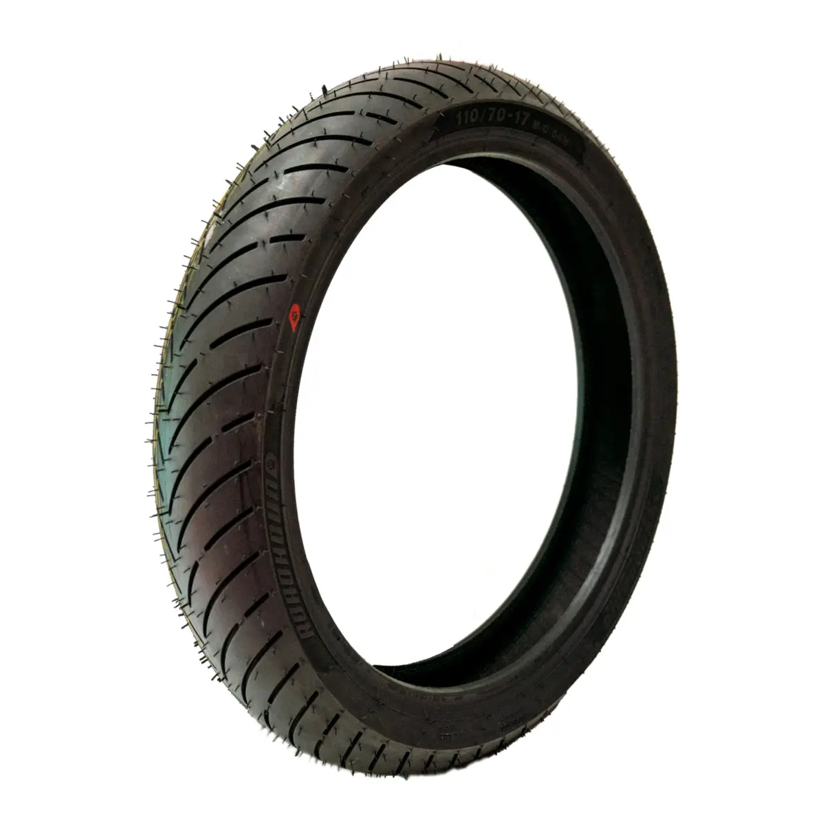 Eurogrip Roadhound 100/80-17 Front / Rear Tubeless Tyre (52H Rating) 1