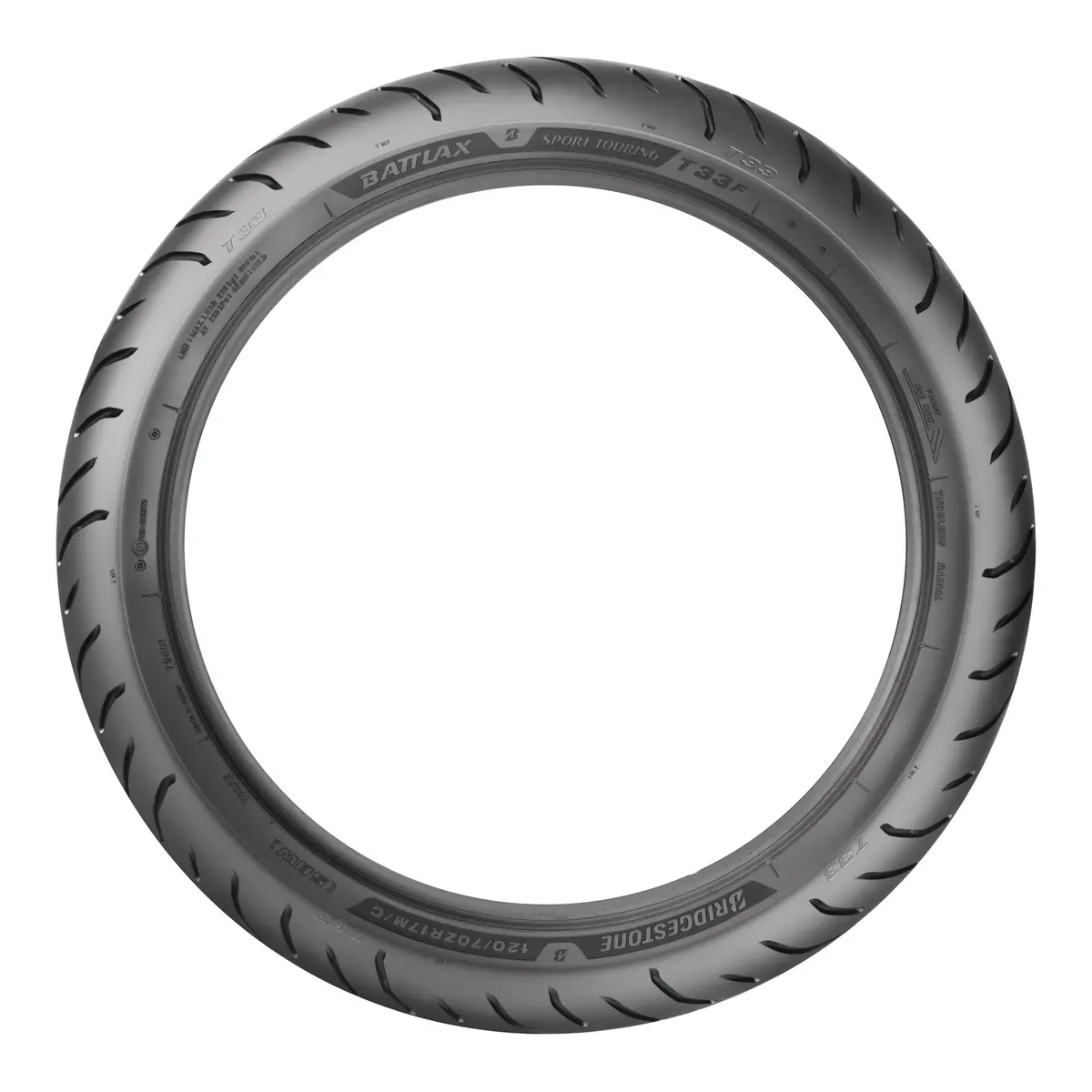 Bridgestone Battlax T33 120/70Zr17 Front Sport Touring Tyre (58W) 2