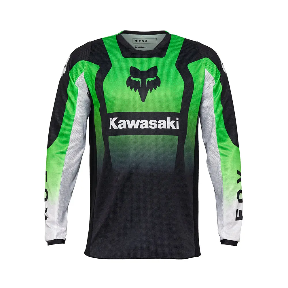 Fox 180 Kawasaki Jersey [Flo Green] 1