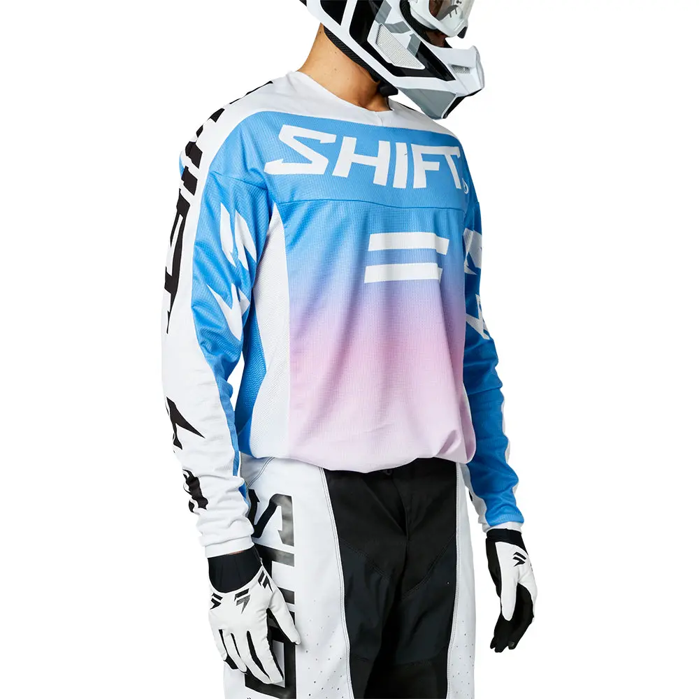 Shift White Label Fade Jersey [Acid Blue] 1