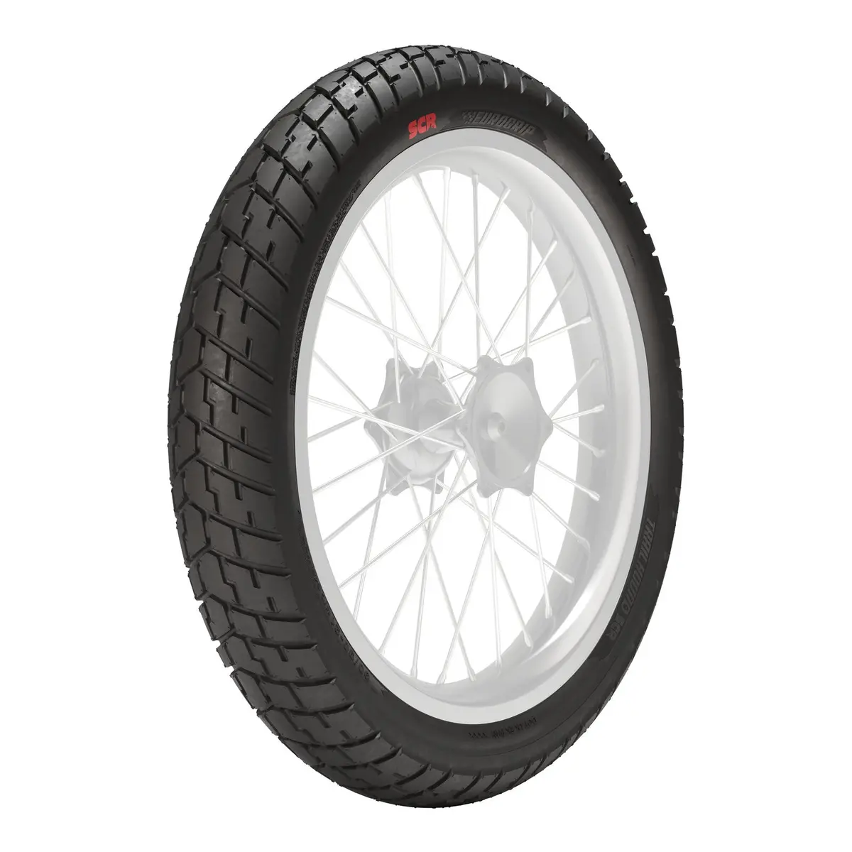 Eurogrip Trailhound Scr 100/90-18 Front Tubeless Tyre (56H Rating) 1