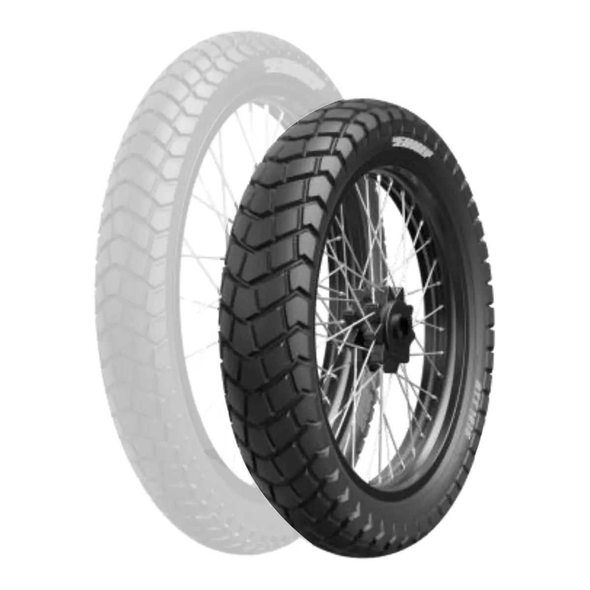 Eurogrip Att1015 120/80-18 Rear Tube Type Tyre (62H Rating) 1