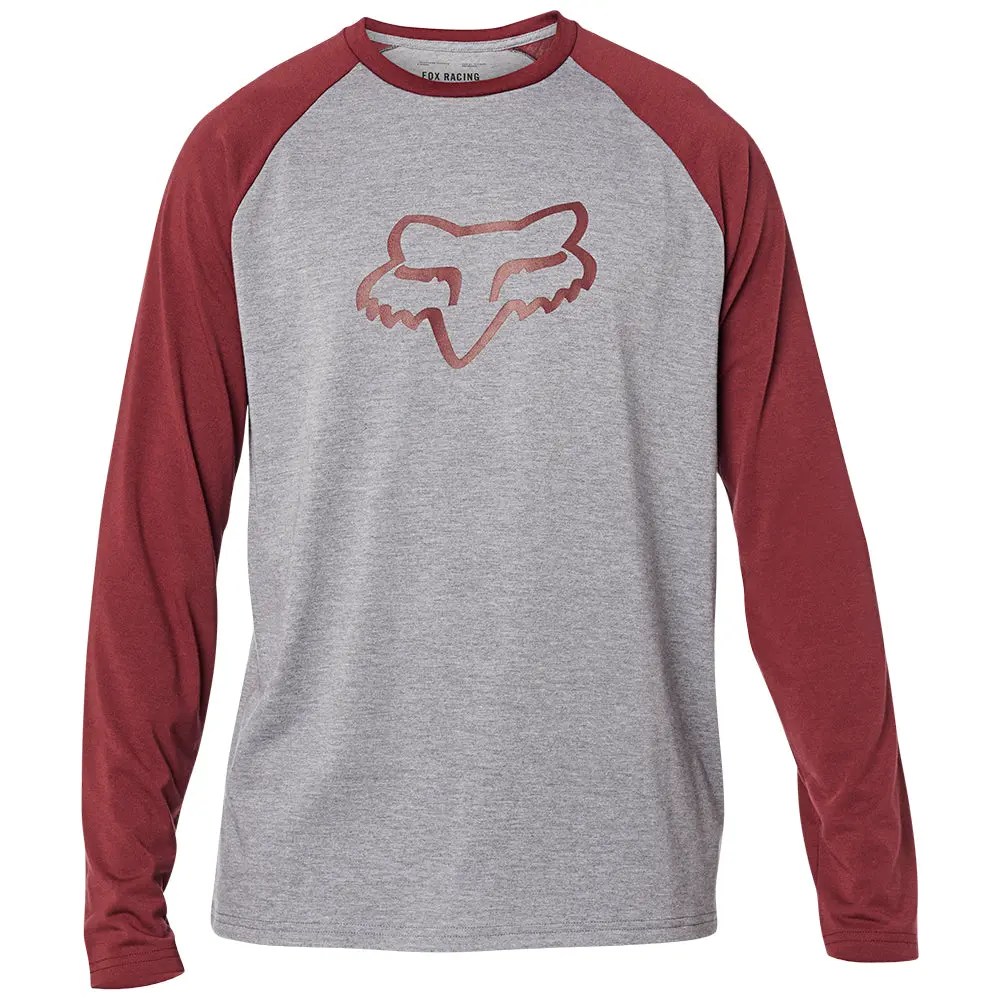 Fox Tournament Ls Tech Tee [Heather Graphite] 1