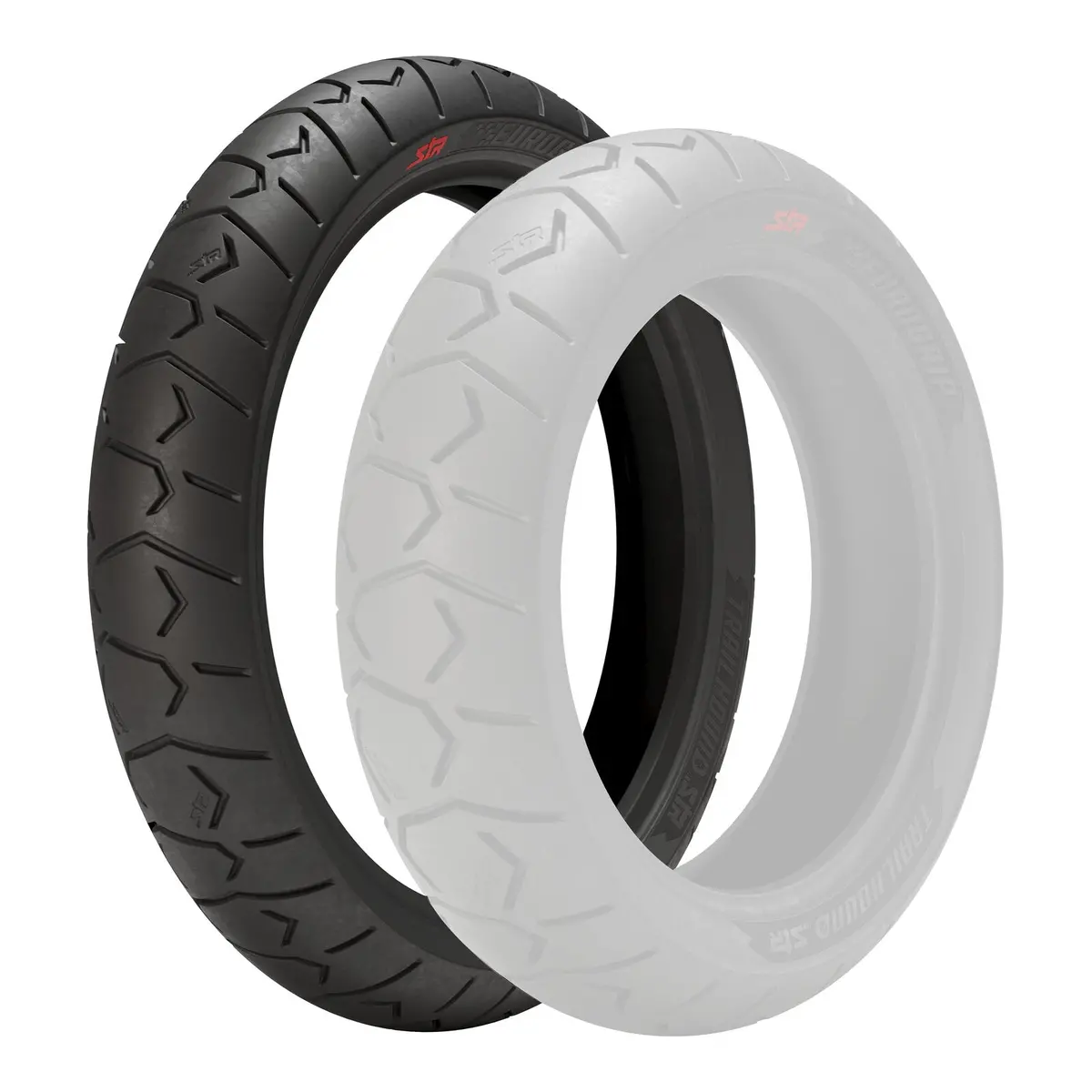 Eurogrip Trailhound Str 120/70-19 Front Tubeless Radial Tyre (60V Rating) 1