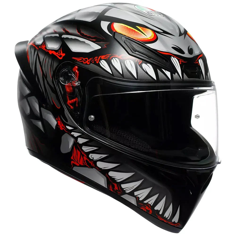 Agv K1 S [Lyzard Matt Black/Grey/Red] 1