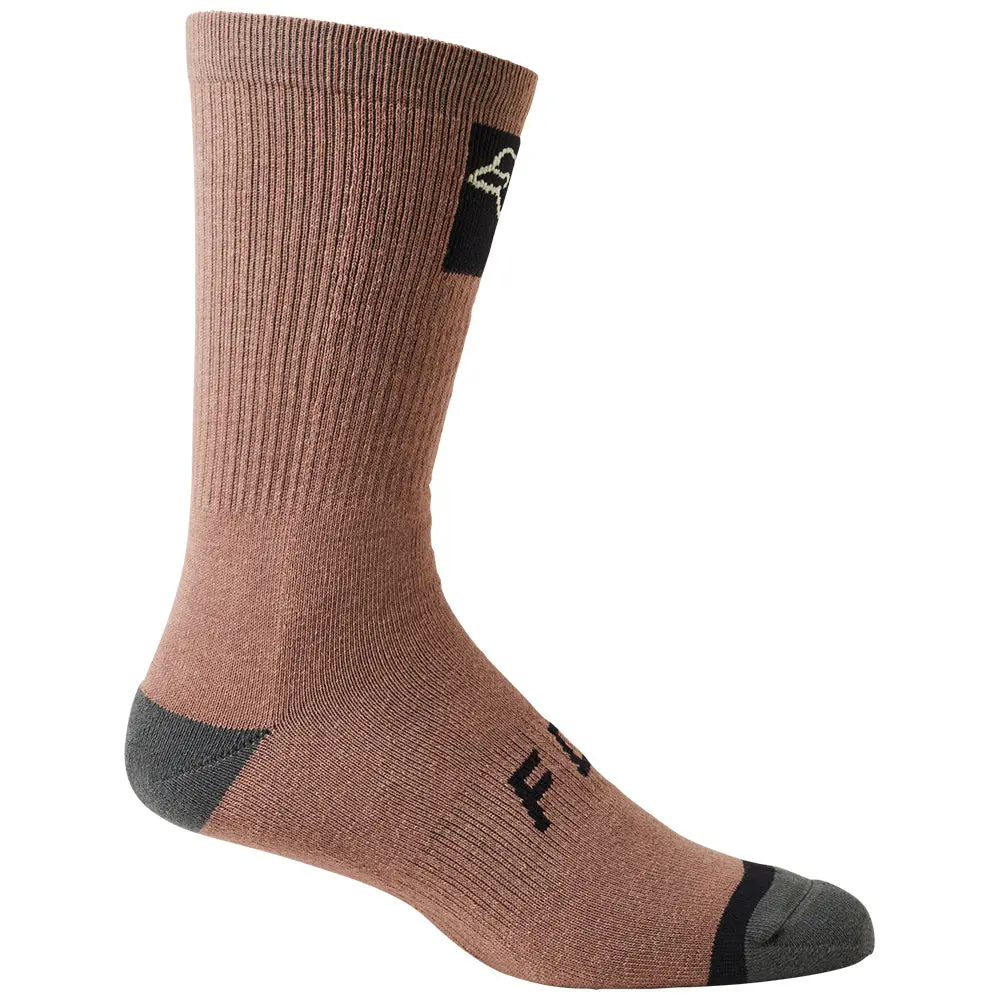 Fox 8 Inch Defend Crew Socks [Plum Perfect] L/Xl 1