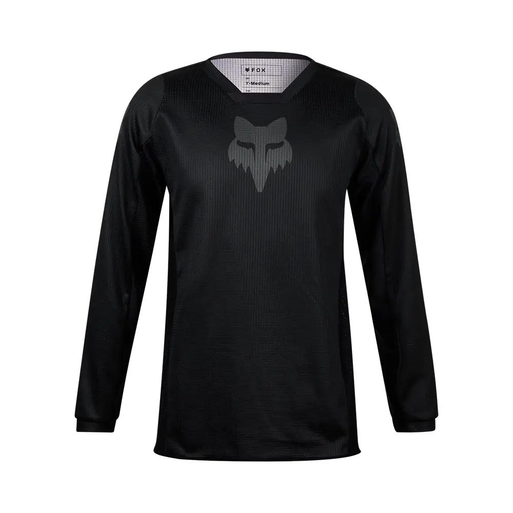 Fox Youth Blackout Jersey [Black/Black] 1