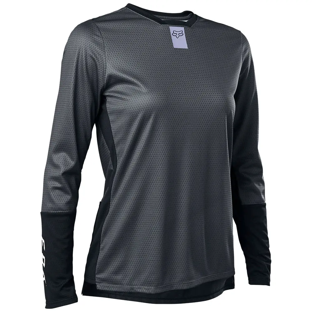 Fox Womens Defend Ls Jersey [Dark Shadow] 1