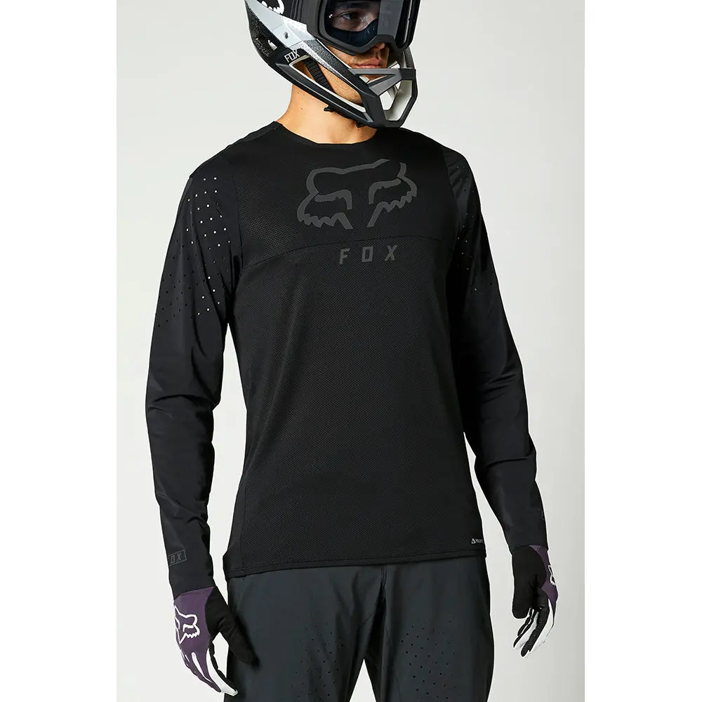 Fox Flexair Delta Ls Jersey [Black/Black] 1